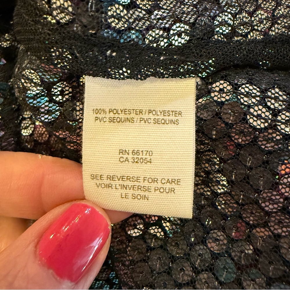 Intimately Free People FP Multi Color Sequin Party Mini Dress sz XS - Picture 9 of 12